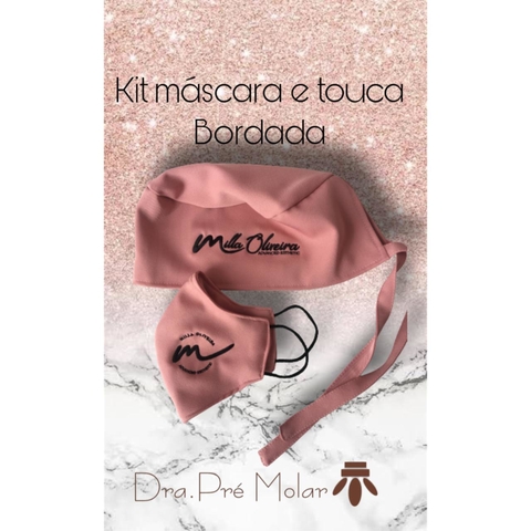 Touca e Máscara Bordados