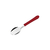 Colher De Mesa Inox Com Cabo Plástico Vermelho Leme Tramontina