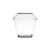 Pote Com Tampa Redondo 180ml Cristal Strawplast Pacote Com 10 Unidades