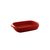 Travessa De Porcelana Nórdica Vermelho 23cm