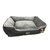 Cama Pet Quadrada Camurça Cinza 77cm