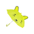 Guarda Chuva Infantil - Modelo Orelha De Gato - Amarelo