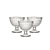 Taça Com Pé Candice Dots Jogo 3 Peças