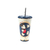 Copo Com Canudo Mickey 700ml - Plasútil
