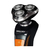 Barbeador Elétrico Mallory Sensitive Derma Care Bivolt Preto E Laranja - comprar online