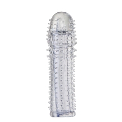Capa peniana em silicone com saliência