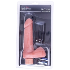Prótese com vibro interno 17x4cm - comprar online
