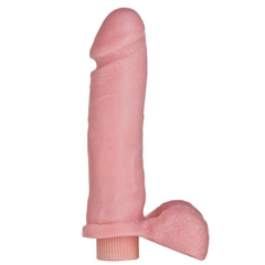 Prótese cyber com vibro natural 19,5x5,5cm com saco