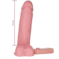Prótese com vibro externo natural 19,5x5,5cm na internet