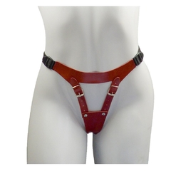 Cinto de castidade vermelho
