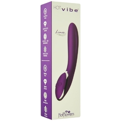 Vibrador Hot Vibe Lines Roxo na internet