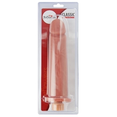 Prótese com vibro interno natural 25x6cm - comprar online