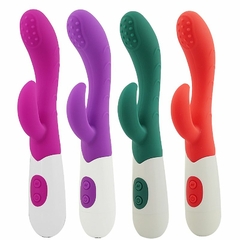 Vibrador de Ponto G e Clitóris 3 - Á Pilhas