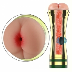 Masturbador em formato de troféu com vibrador - ânus - comprar online