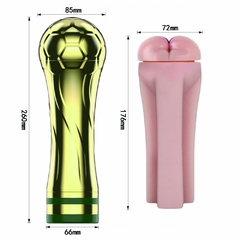 Masturbador em formato de troféu com vibrador - ânus na internet