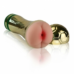 Masturbador em formato de troféu com vibrador - ânus - Distribuidora BeHot