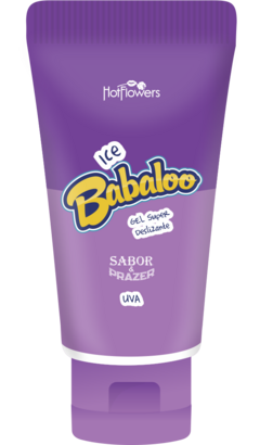 Lubrificante Babaloo Ice Super Deslizante - Uva 60g