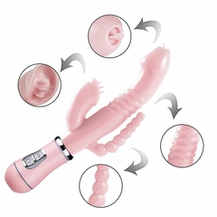 Vibrador de Ponto G e Clitóris Recarregável - 3 em 1 na internet