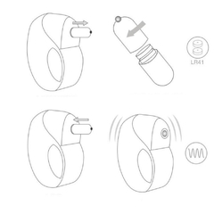ANEL PENIANO SILICONE CÁPSULA VIBRATÓRIA - comprar online