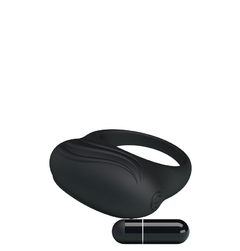 Anel peniano em silicone com vibro - pretty love - Distribuidora BeHot