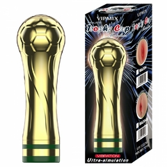 Masturbador em formato de troféu com vibrador - ânus