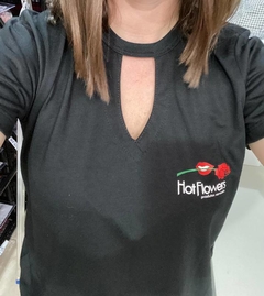 CAMISETA HOT FLOWERS M