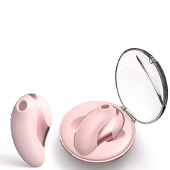 Mini Estimulador Feminino com Sucção e Vibração Recarregável
