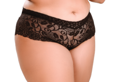 Calcinha delÍcia plus size preta