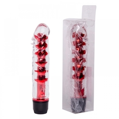 Vibrador Multivelocidade com Capa Lisa Transparente - Translucido na internet