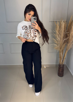 CALÇA CARGO EM LINHO - BRAD CLOSET