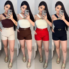 SHORTS LINHO COM CINTO - comprar online