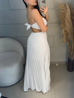 VESTIDO MARRY PLISSADO - BRAD CLOSET