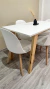 Juego comedor - Mesa 120 + 4 Vita - BLANCO - comprar online