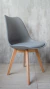 Juego comedor - Mesa 140 + 4 Tulip - GRIS - comprar online
