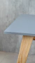 Juego comedor - Mesa 120 + 4 Tulip - GRIS