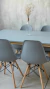 Juego comedor - Mesa 120 + 4 Eames - GRIS en internet