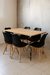 Mesa Hairpin 140x80 + 6 Tulip - comprar online