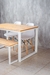 Mesa HARRISON 140 + 2 eames + banco. Blanco en internet