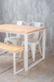 Mesa HARRISON 140 + 2 tolix + banco. Blanco - comprar online
