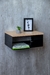 Mesa de luz WATT roble/negro - comprar online