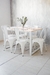 Mesa HARRISON 120 + 6 tolix. Blanco - MedraStore
