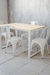 Mesa HARRISON 140 + 4 tolix. Blanco - comprar online