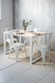 Mesa HARRISON 120 + 4 tolix. Blanco en internet