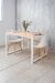 Mesa HARRISON 120 + 2 tulip + banco. Blanco - comprar online