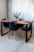 Mesa HARRISON 140 + 4 tulip. Negro - comprar online