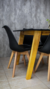 Juego comedor - Mesa 140 + 6 Tulip - NEGRO en internet