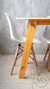 Juego comedor - Mesa 140 + 4 eames. Blanco - comprar online