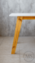 Mesa nórdica blanca 120x70 - comprar online