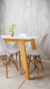 Juego comedor - Mesa 120 + 4 eames. Blanco - comprar online
