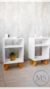 Mesa de luz blanca - MedraStore